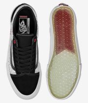Vans Skate Old Skool Shoes (black widow black white red)