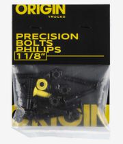 Origin Precision 1 1/8" Montageset (black yellow) Kreuzschlitz Senkkopf