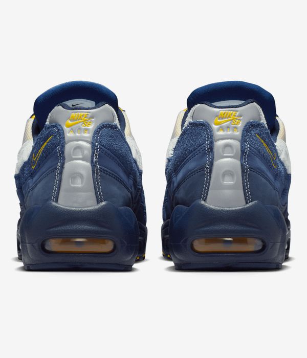 Nike SB x Eric Koston Air Max 95 Shoes (obsidian and speed yellow)