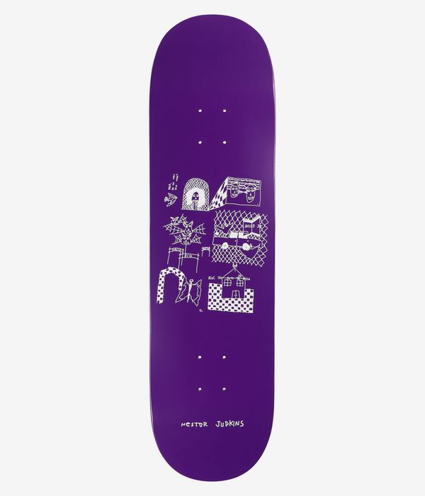 Enjoi Judkins Skart 2 8.5" Skateboard Deck (purple)