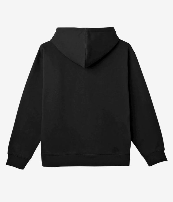 Obey Established Works Bold Felpa Hoodie con zip (black)