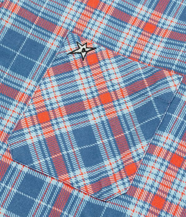 Carpet Company Plaid Denim Button-Up Shirt (baby blue)