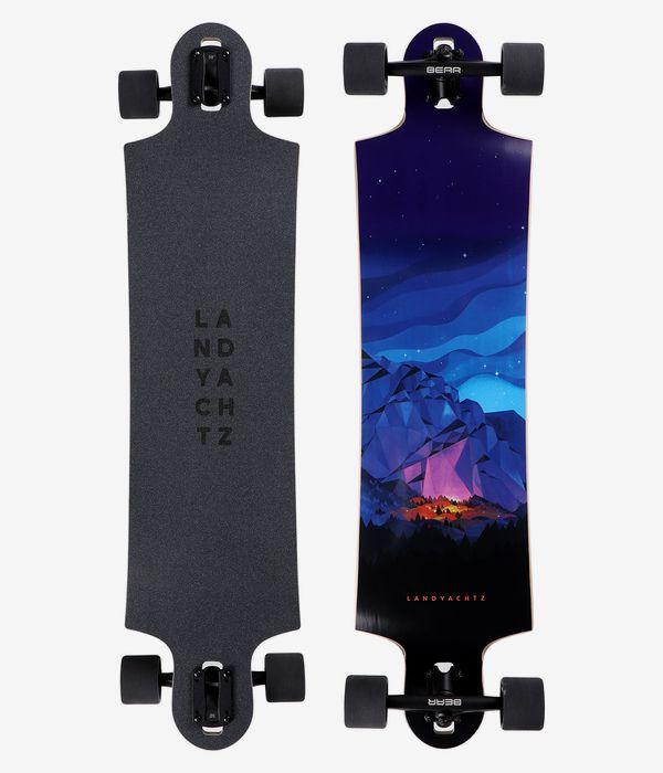 Landyachtz Switchblade 40" (101,6cm) Complete-Longboard (blue)