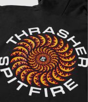 Thrasher x Spitfire Classic Swirl Felpa Hoodie (black)