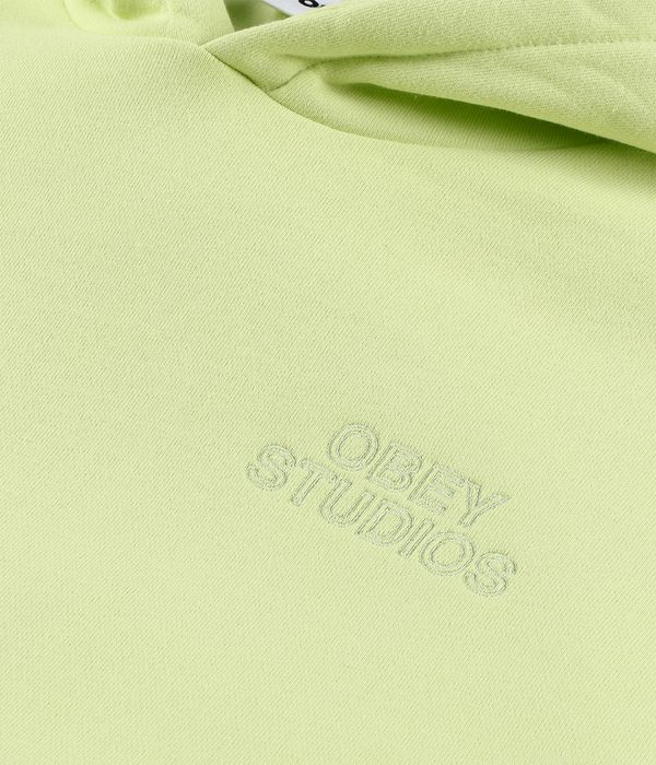 Obey Studios Extra Heavy Hoodie (shadow lime)