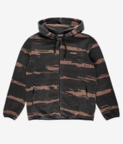 Anuell Grunnor Fleece Felpa Hoodie con zip (coffee)