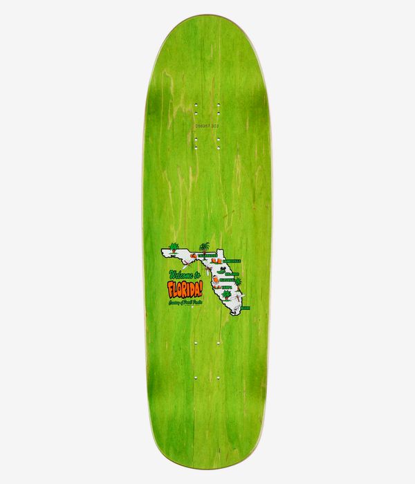 Powell-Peralta OG Mike Frazier Yellow Man 9.5" Skateboard Deck (green stain)