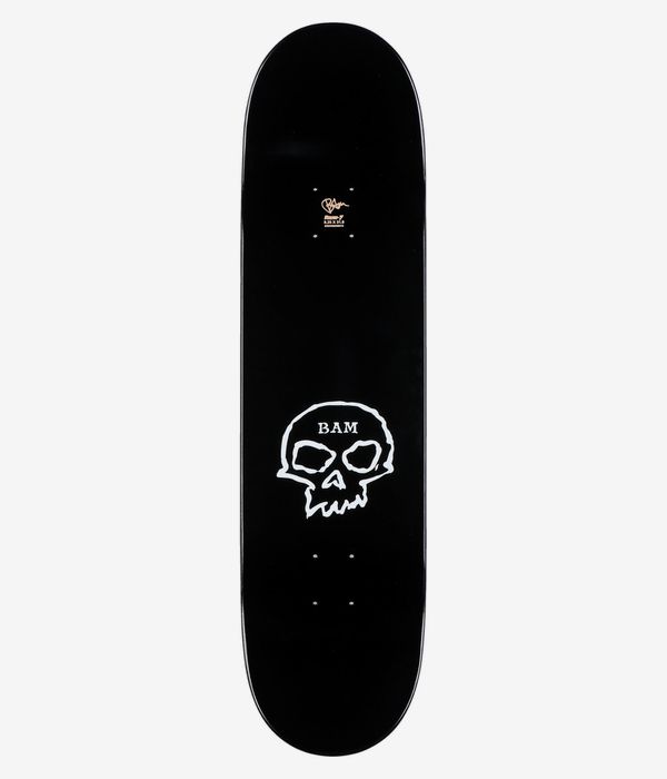 Zero x Bam II Single Skull 8.25" Tavola da skateboard (black)