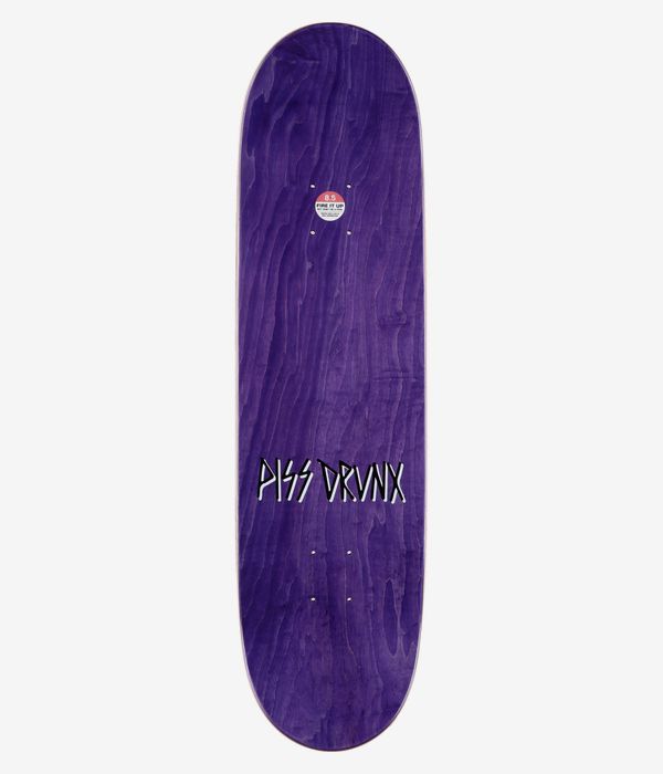 Pissdrunx OG Logo 8.5" Planche de skateboard (orange)