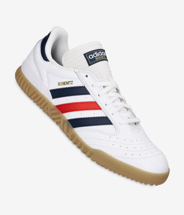 adidas Skateboarding Busenitz Indoor Super Schoen (white collegiate navy better sca)