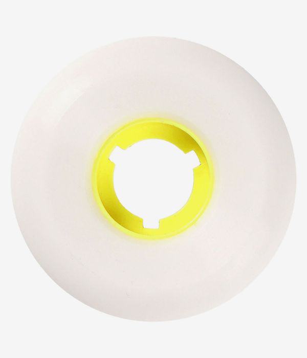 skatedeluxe Retro Conical Wielen (white yellow) 55mm 100A 4 Pack
