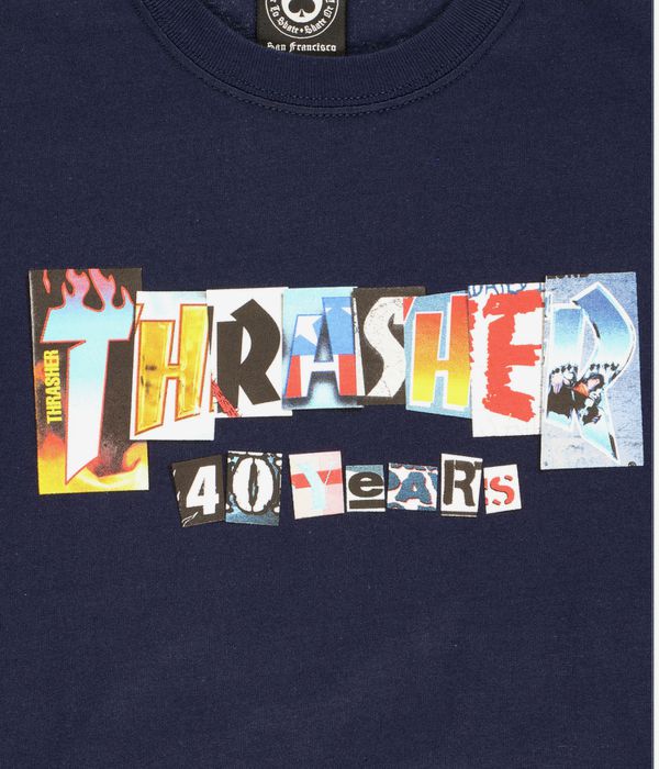 Thrasher 40 Years T-Shirt (navy)