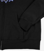 skatedeluxe Stroke Organic Zip-Sweatshirt avec capuchon (black)