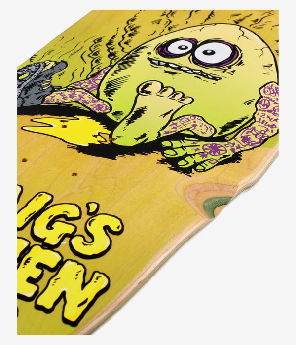 Heroin Skateboards Questions Craig's Rotten Egg 10" Skateboard Deck (multi)