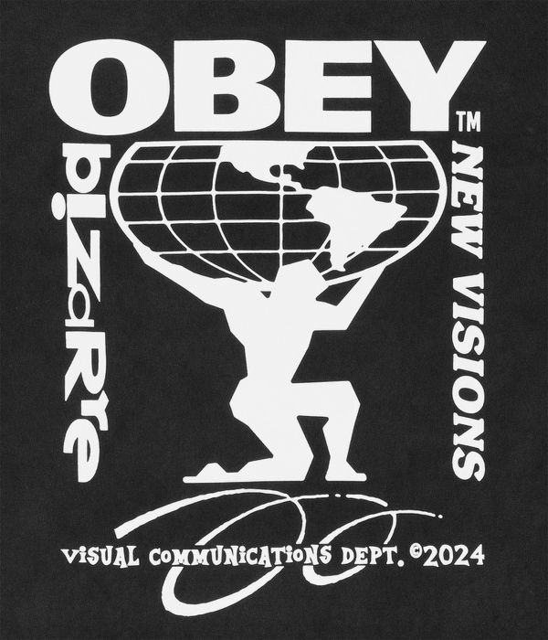 Obey Bizzar New Visions Long sleeve (pigment true vintage black)