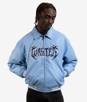 Wasted Paris Prey Varsity Jacket (light blue)