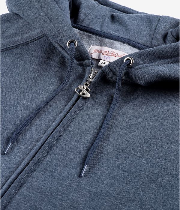 Yardsale Sundown Zip-Sweatshirt avec capuchon (blue)