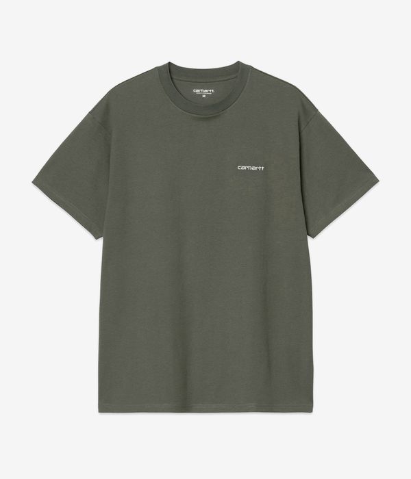 Carhartt WIP Script Embroidery T-shirt (leaf white)