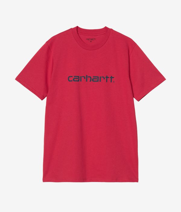Carhartt WIP Script Camiseta (cherry space)