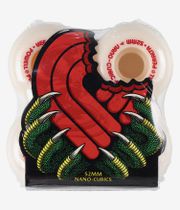 Powell-Peralta Dragon Nano-Cubic Rollen (offwhite) 52 mm 93A 4er Pack
