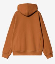 Carhartt WIP American Script Zip-Sweatshirt avec capuchon (sienna)
