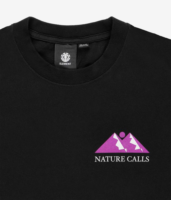 Element Nature Calls Camiseta (flint black)