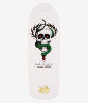Powell-Peralta McGill O.G. Skull & Snake Shape 160 10" Skateboard Deck (white)