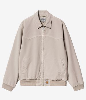 Carhartt WIP OG Santa Fe Dewey Veste (dusky beige garment dyed)