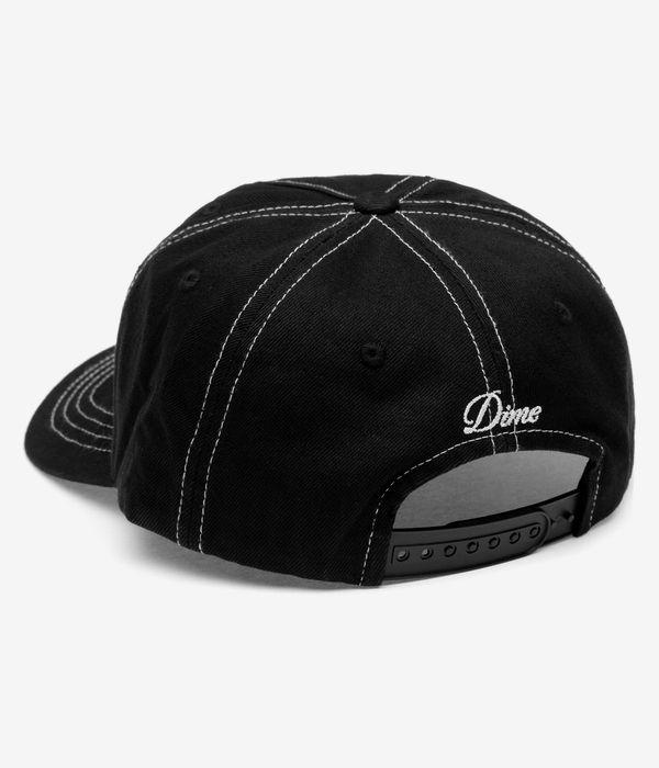 Dime Cursive Denim Worker Cap (black washed)
