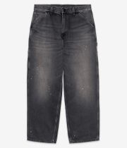 Carhartt WIP Single Knee Pant Pantalons (black destroy wash splatter)