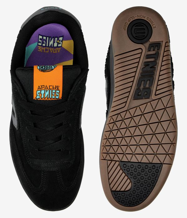 Etnies x Apache Locut Chaussure (black grey gum)