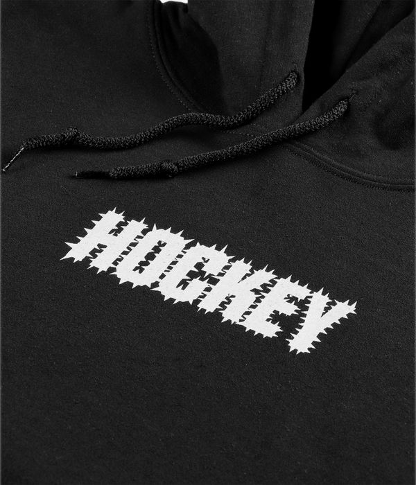 HOCKEY Back Crack Hoodie (black)