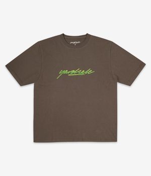 Yardsale Script Sludge T-Shirt (tan)