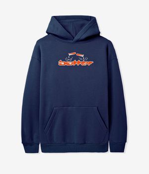 Butter Goods Corrosive Applique Hoodie (navy)