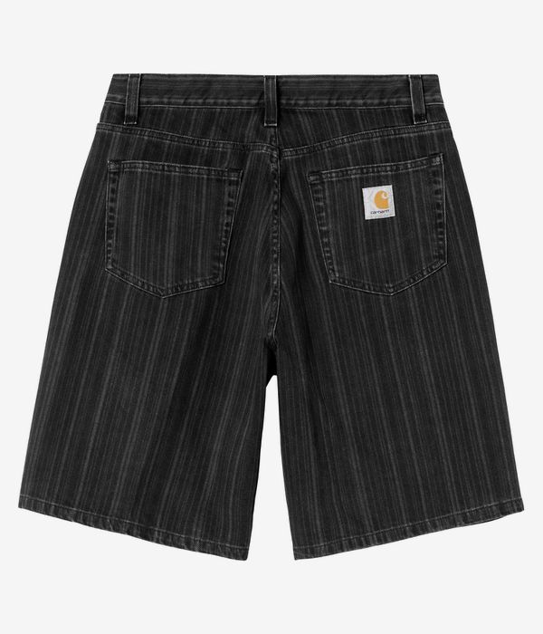 Carhartt WIP Rylan Hampton Shorts (rylan stripe black stone washed)