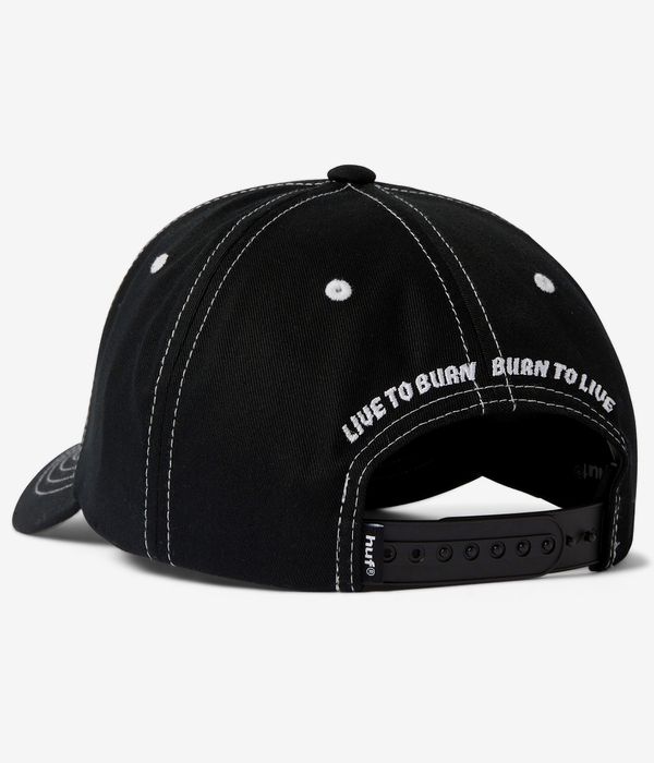 HUF x Spitfire Union Snapback Cap (black)