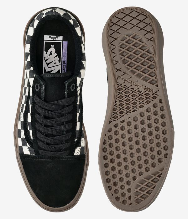 Vans BMX Old Skool Shoes (checkerboard black dark gum)