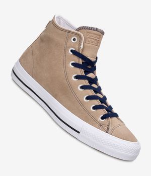 Shop Converse CONS Chuck Taylor All Star Pro Hi Suede Shoes (hemp black  white) online | skatedeluxe