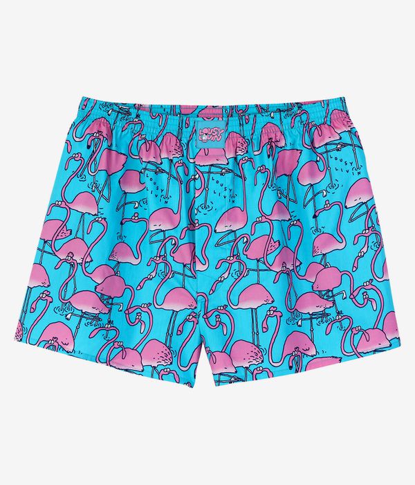 Lousy Livin Greater Flaningos Boxershorts (scuba blue)