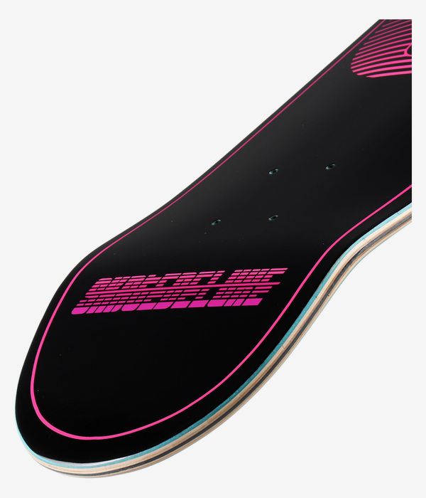 skatedeluxe Yin Yang Twin Tail 8" Skateboard Deck (black)