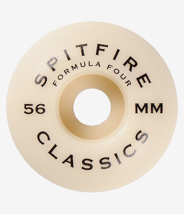 Spitfire Formula Four Classic Wheels (white blue) 56 mm 99A 4 Pack