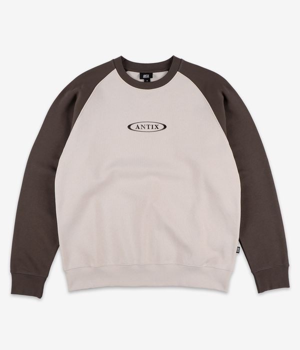 Antix Simplex Raglan Organic Sweatshirt (chocolate sand)