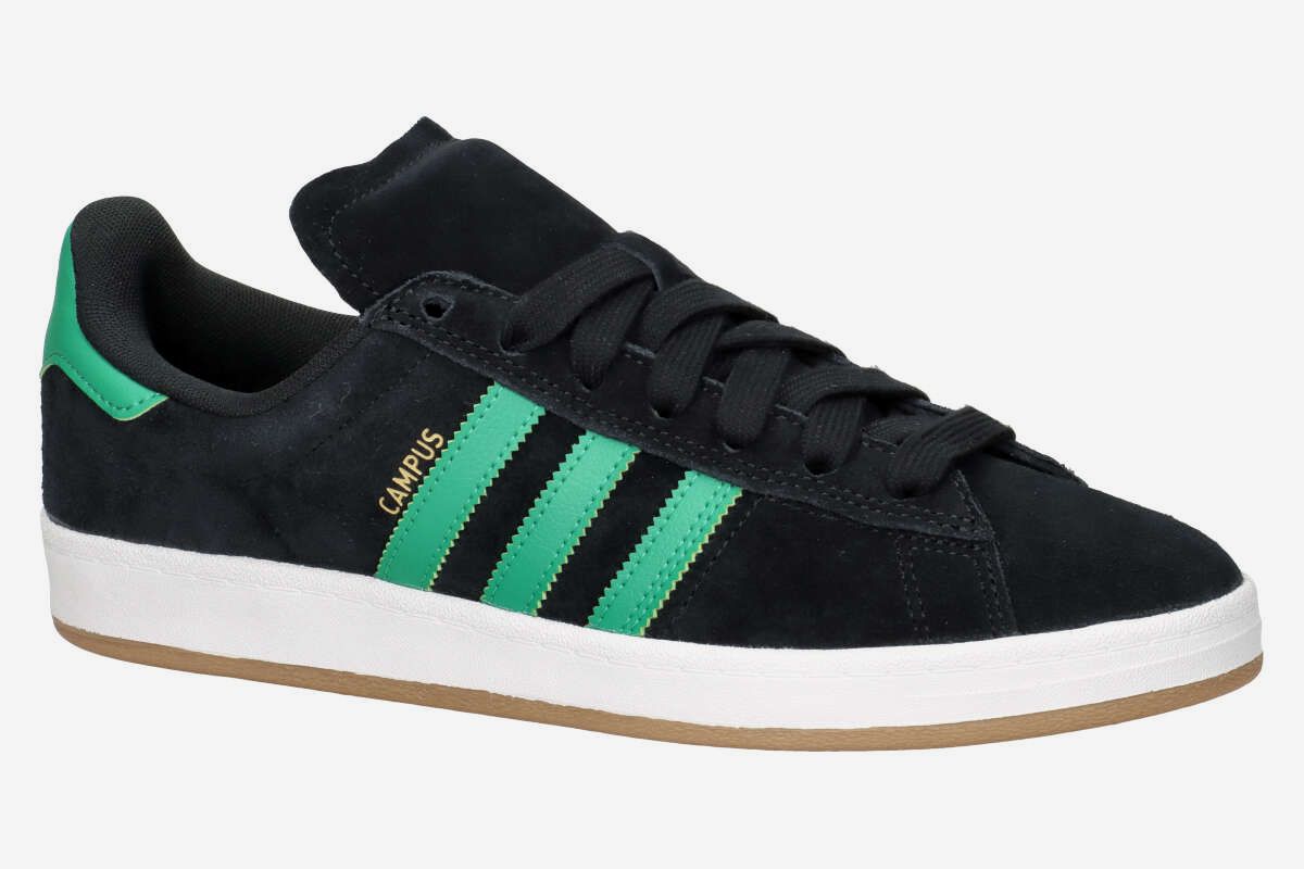 adidas Skateboarding Campus 90s ADV Shoes (core black court green white)