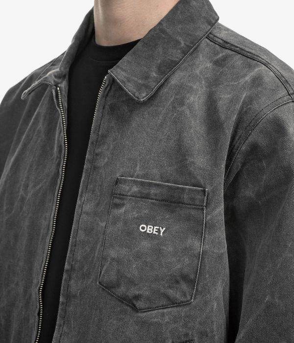 Obey Workman Giacca (black wrinkle wash)