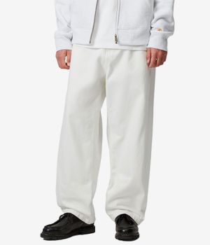 Carhartt WIP Brandon Pant Cotton Smith Vaqueros (white rinsed)