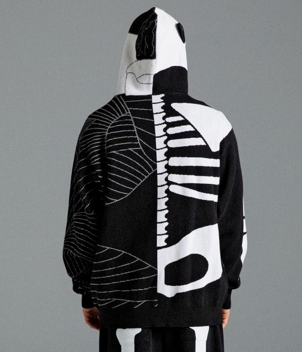 RIPNDIP Skelly Nerm Hoodie (black white)
