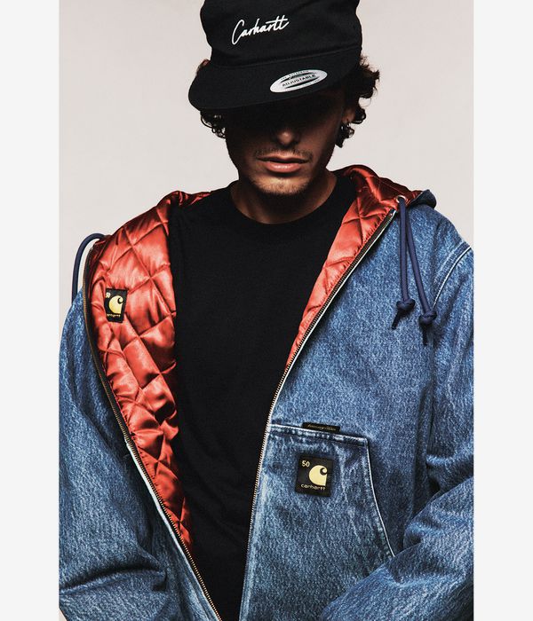 Carhartt WIP 50 Years Anniversary OG Active Denim Jas reversible (blue usa red stone bleached)