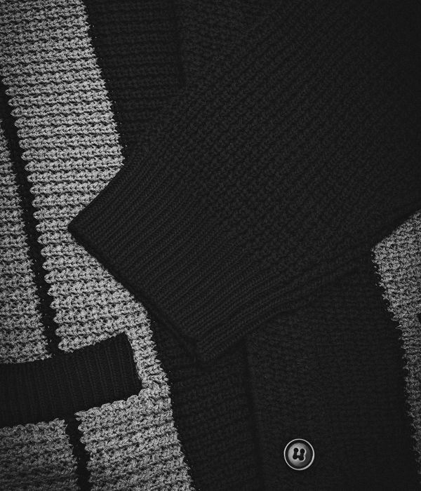 Fucking Awesome School Striped Cardigan Veste (black)