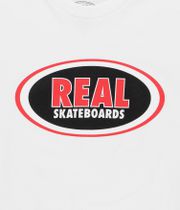 Real Oval T-Shirt (white red black)