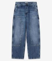 Carhartt WIP W' Brandon Double Knee Pant Smith Jeans women (blue marble used wash)